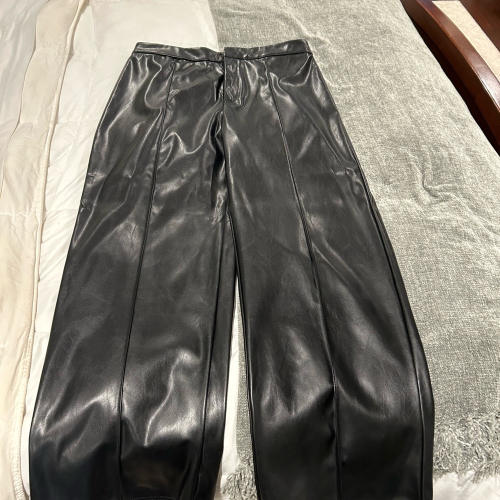 Women’s faux leather pants